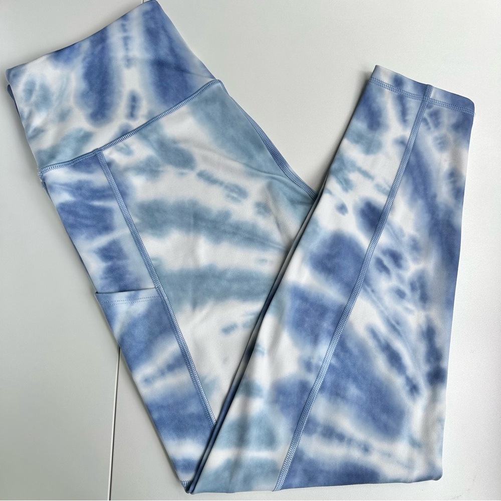 LN AE The Everything Legging Blue Tie-Dye L